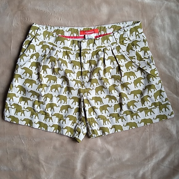 Anthropologie Pants - Cartonnier Elephant Shorts Size 4